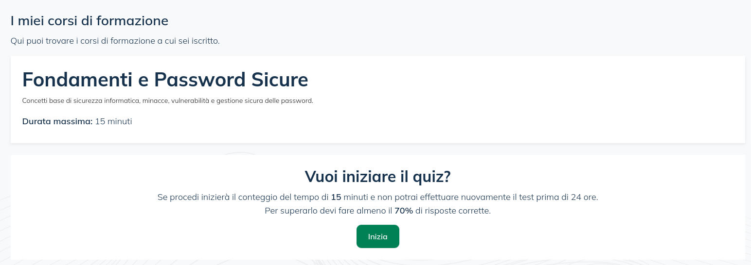 Immagine Learning quiz