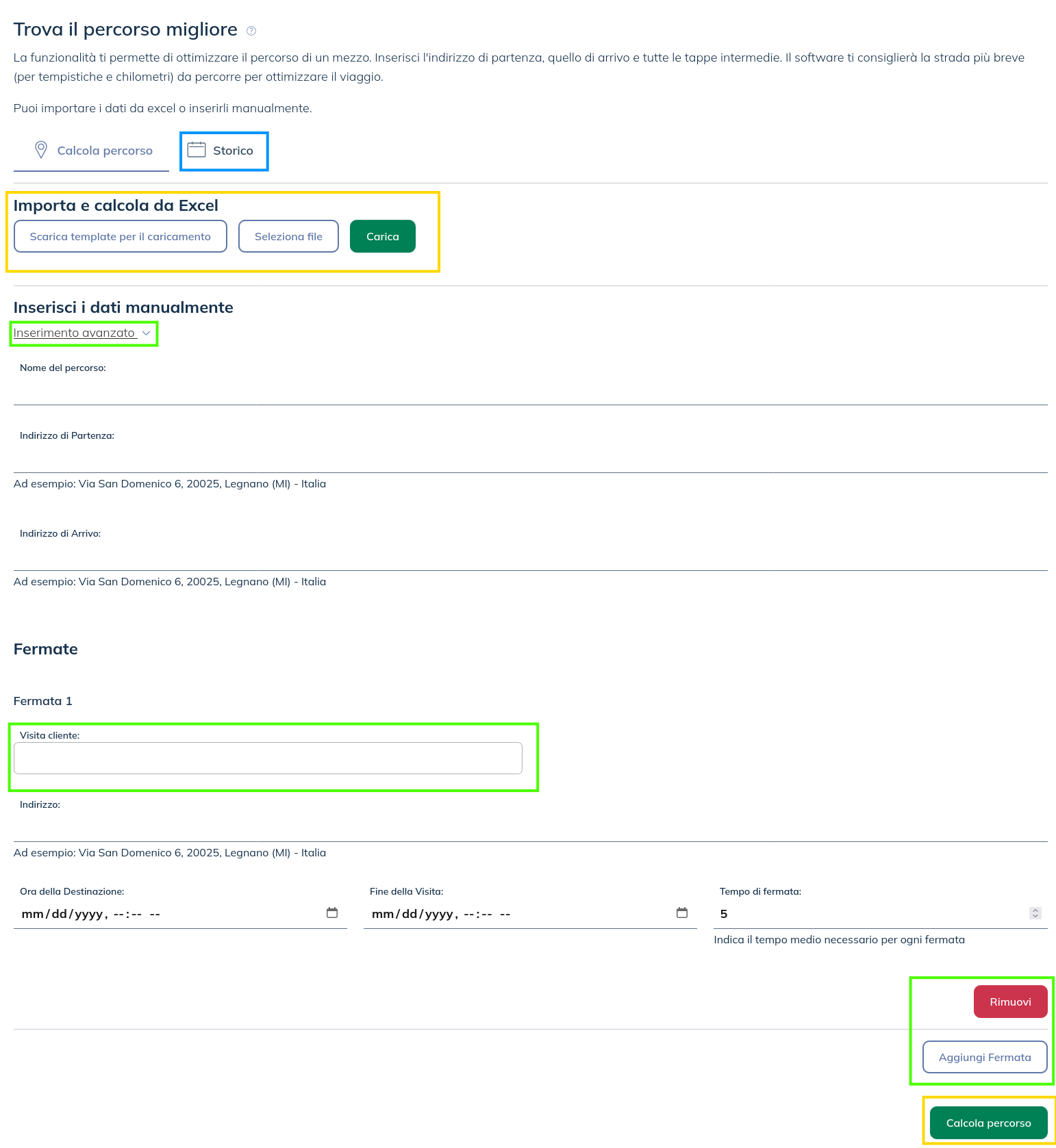 Immagine Visite calcola percoroso
